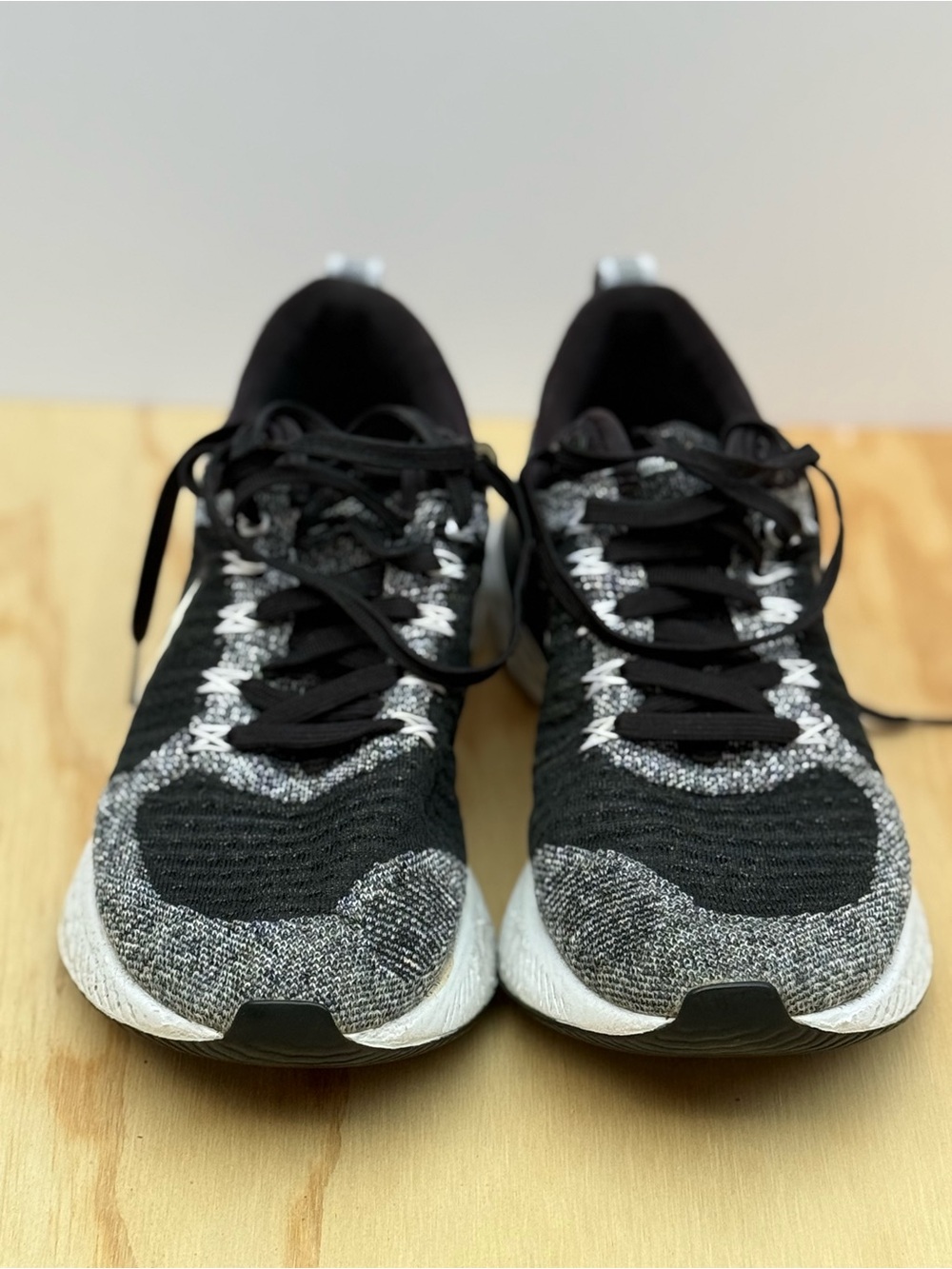 Nike React Infinity Run Flyknit Women’s Size 9 Black Gray Running Shoes